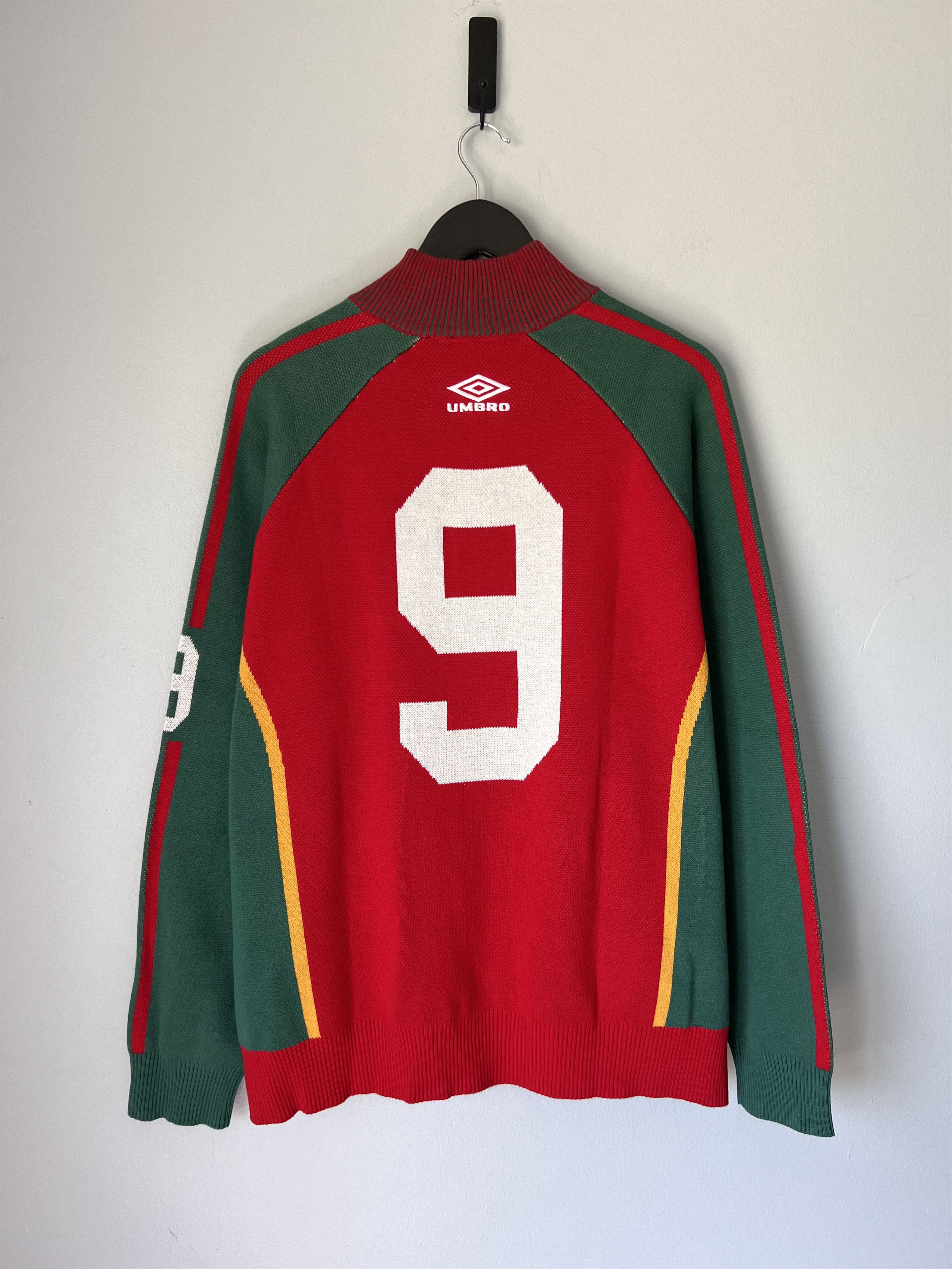 Supreme Umbro Zip Up Sweater in Red