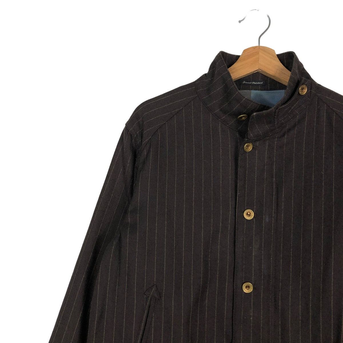 Japanese Brand 🔥VINTAGE BIKER JACKET JOURNAL STANDARD TARTAN DESIGN LINING Size US M / EU 48-50 / 2 - 8 Thumbnail