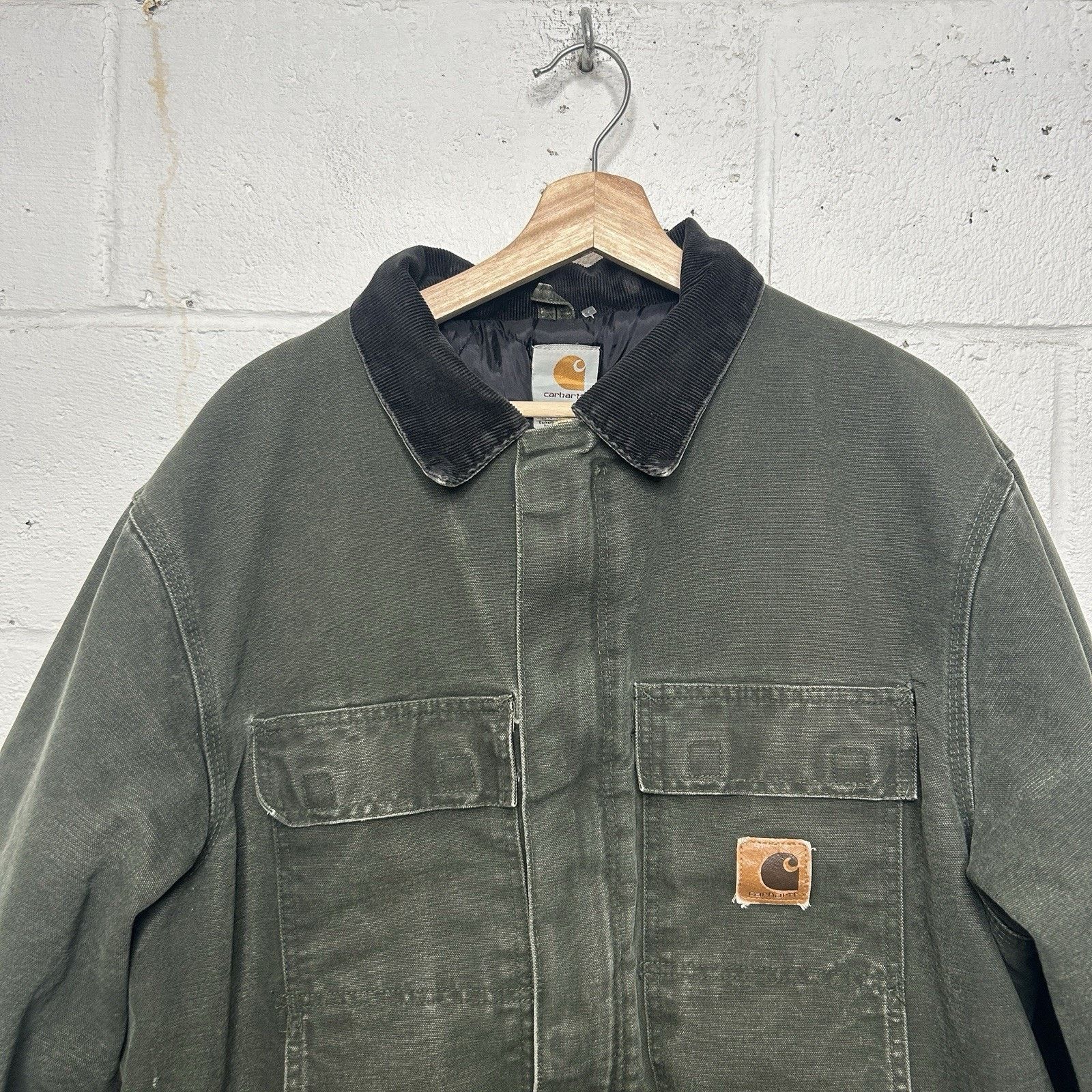 Carhartt Vintage Carhartt Quilted Arctic Jacket “Moss Green” C26 MOS Size US L / EU 52-54 / 3 - 3 Thumbnail
