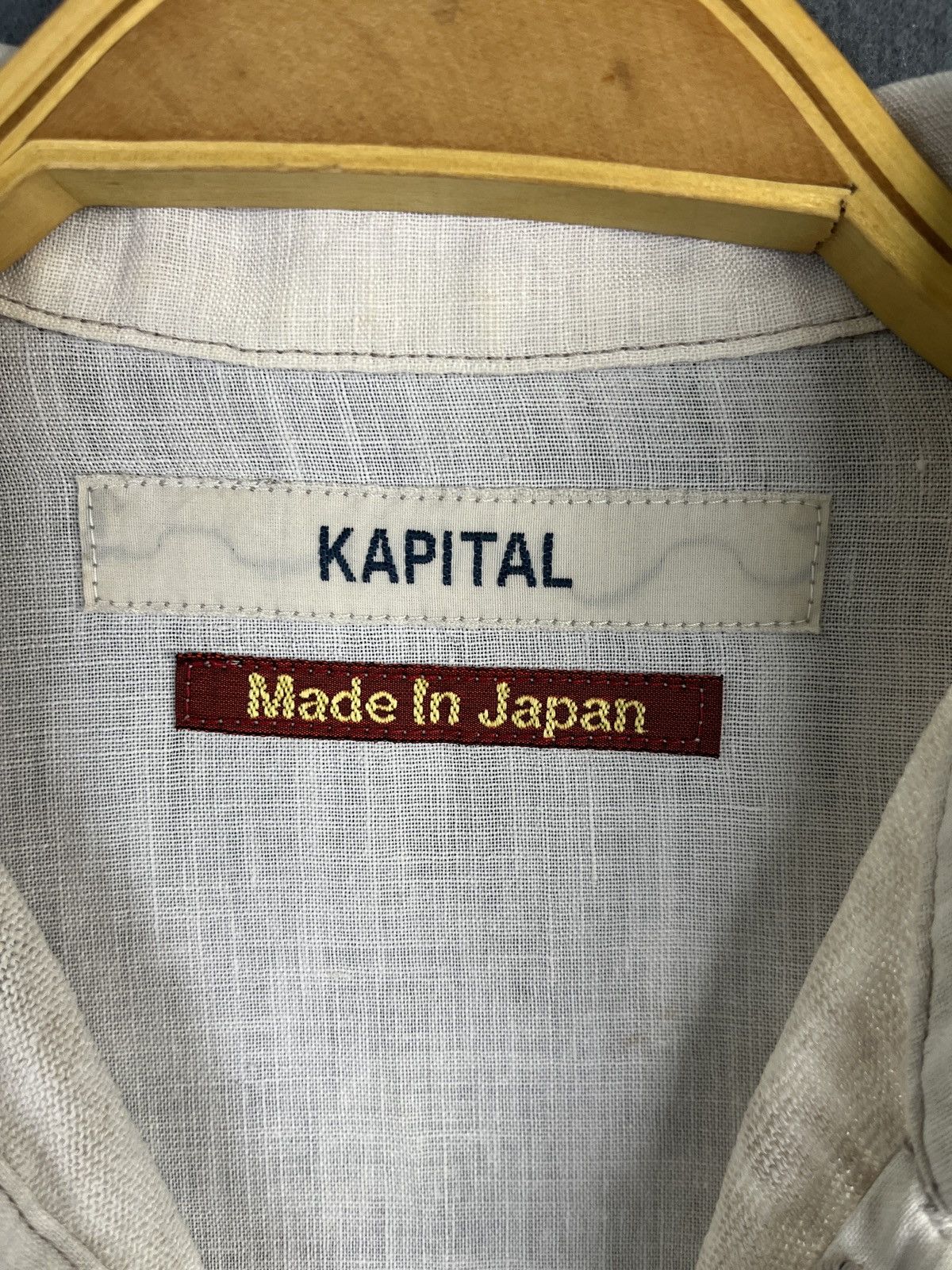 Kapital × Kapital Kountry × Vintage Kapital 90s Collared Tshirt Long Sleeve Size XS / US 0-2 / IT 36-38 - 8 Thumbnail