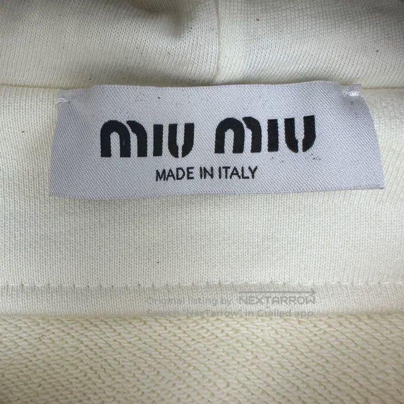 Miu Miu Miu Miu Size XS Miu Miu long sleeve hooded sweater Size XS / US 0-2 / IT 36-38 - 4 Thumbnail