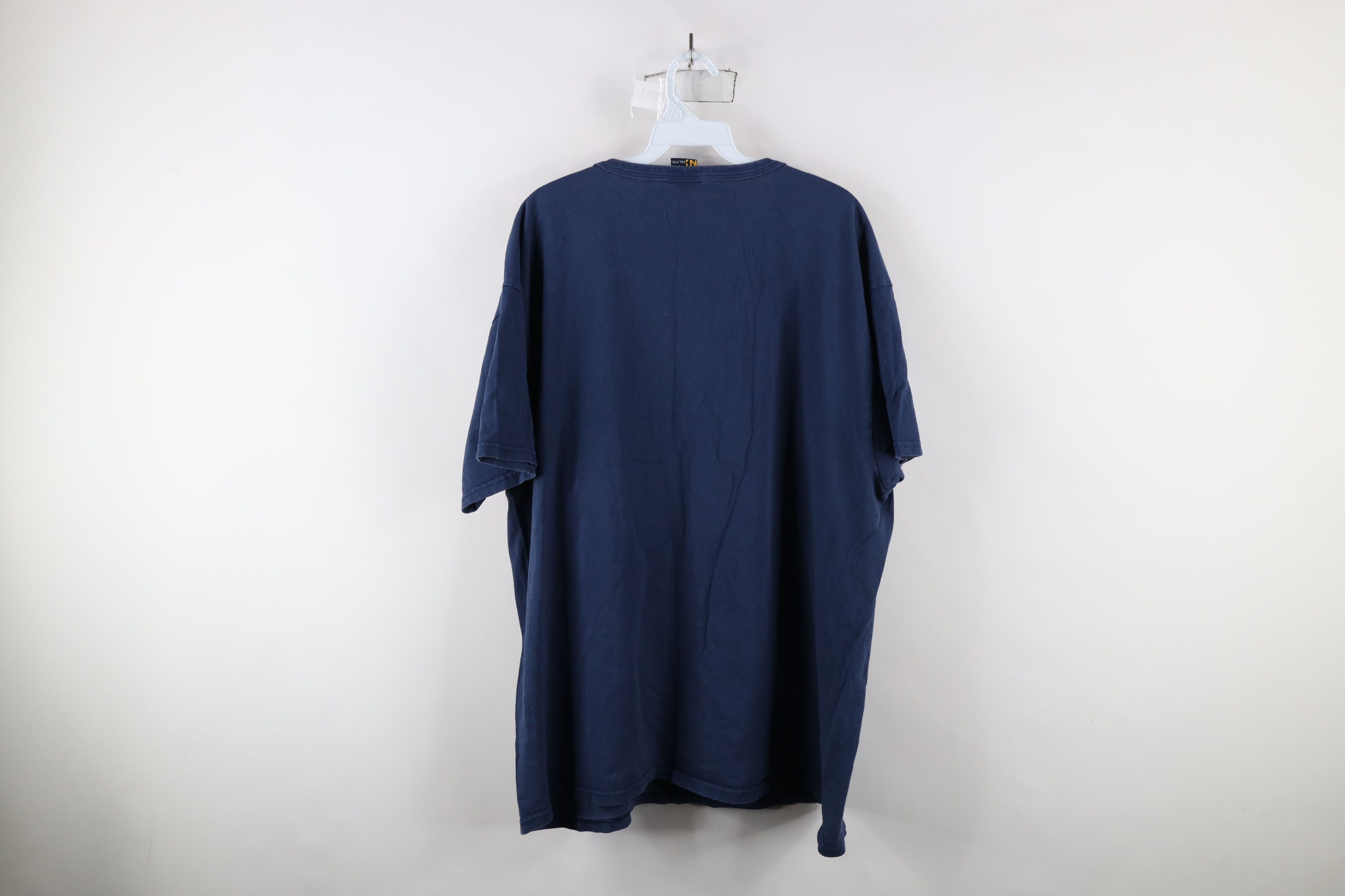Nautica × Vintage Vintage 90s Nautica Out Deep Sea Supply Diving T-Shirt Blue Size US XXL / EU 58 / 5 - 10 Thumbnail