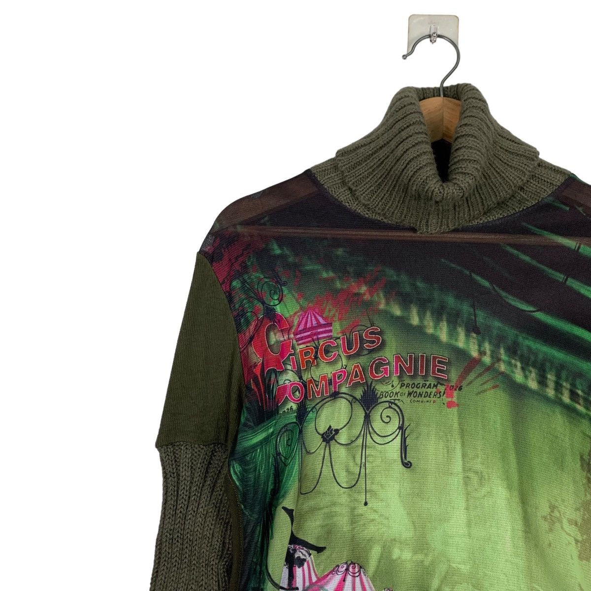 Vintage DEUX MILLE VINGT SIX 2026 Zavata Fullprint Sweater #0555-C26 Size US M / EU 48-50 / 2 - 6 Thumbnail