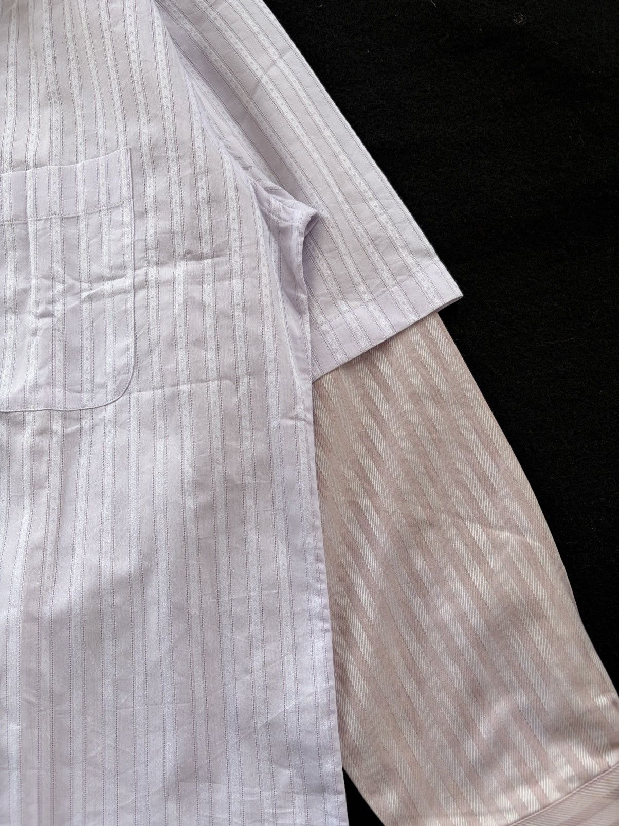 Balenciaga Balenciaga double layered vintage shirt button Size US L / EU 52-54 / 3 - 4 Thumbnail