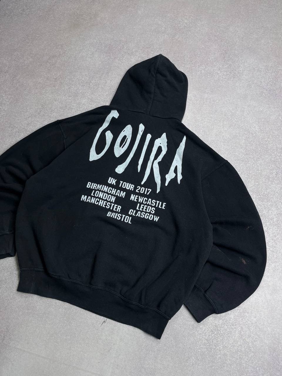 Band Tees × Vintage Vintage Gojira Boxy Tour Promo Hoodie Y2K L Size US L / EU 52-54 / 3 - 4 Thumbnail