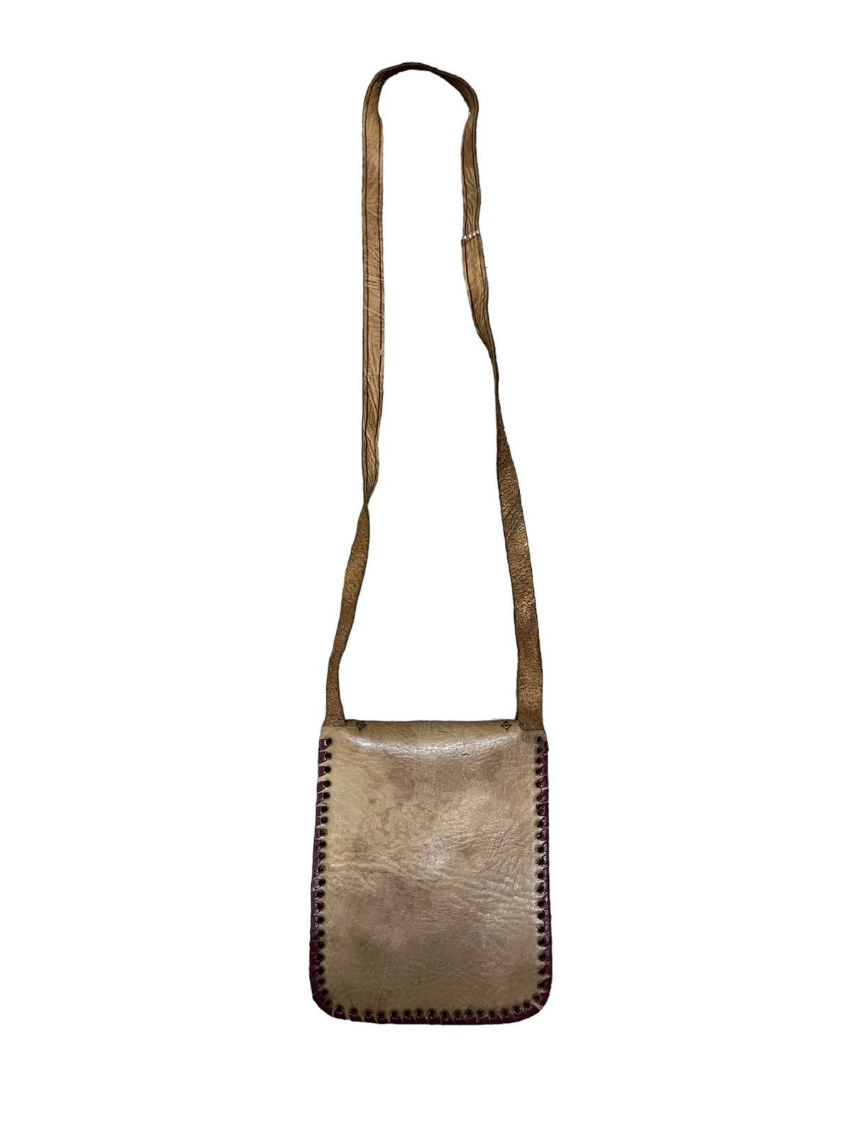 Leather VINTAGE LEATHER SLING BAG Size ONE SIZE - 3 Thumbnail