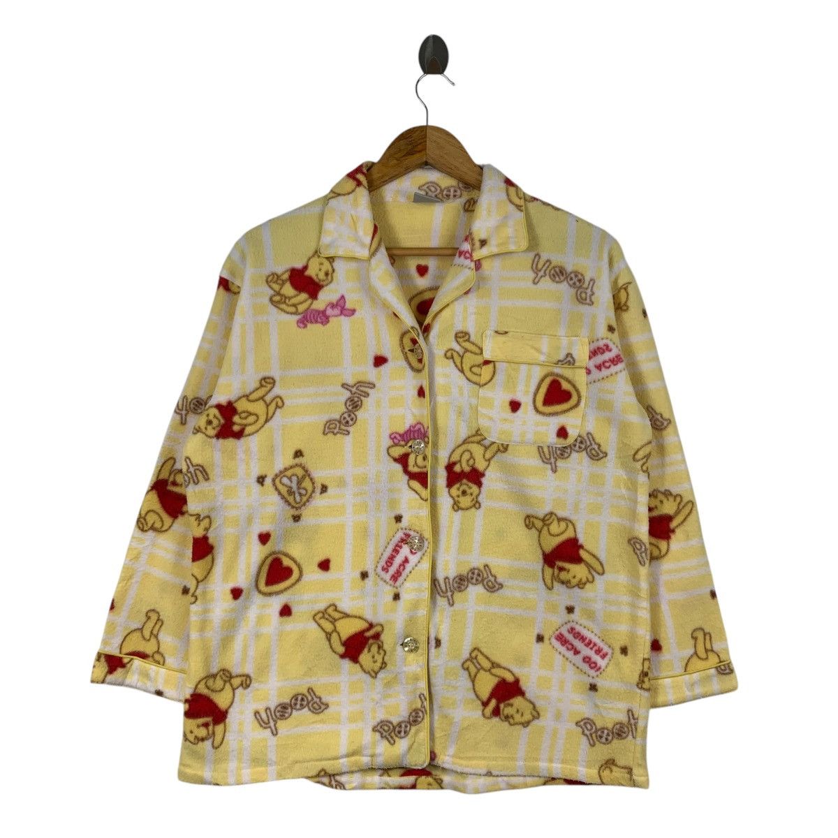 Disney Winnie The POOH Disney Cartoon Fullprint Shirts Long Sleeve Size L / US 10 / IT 46 - 1 Thumbnail