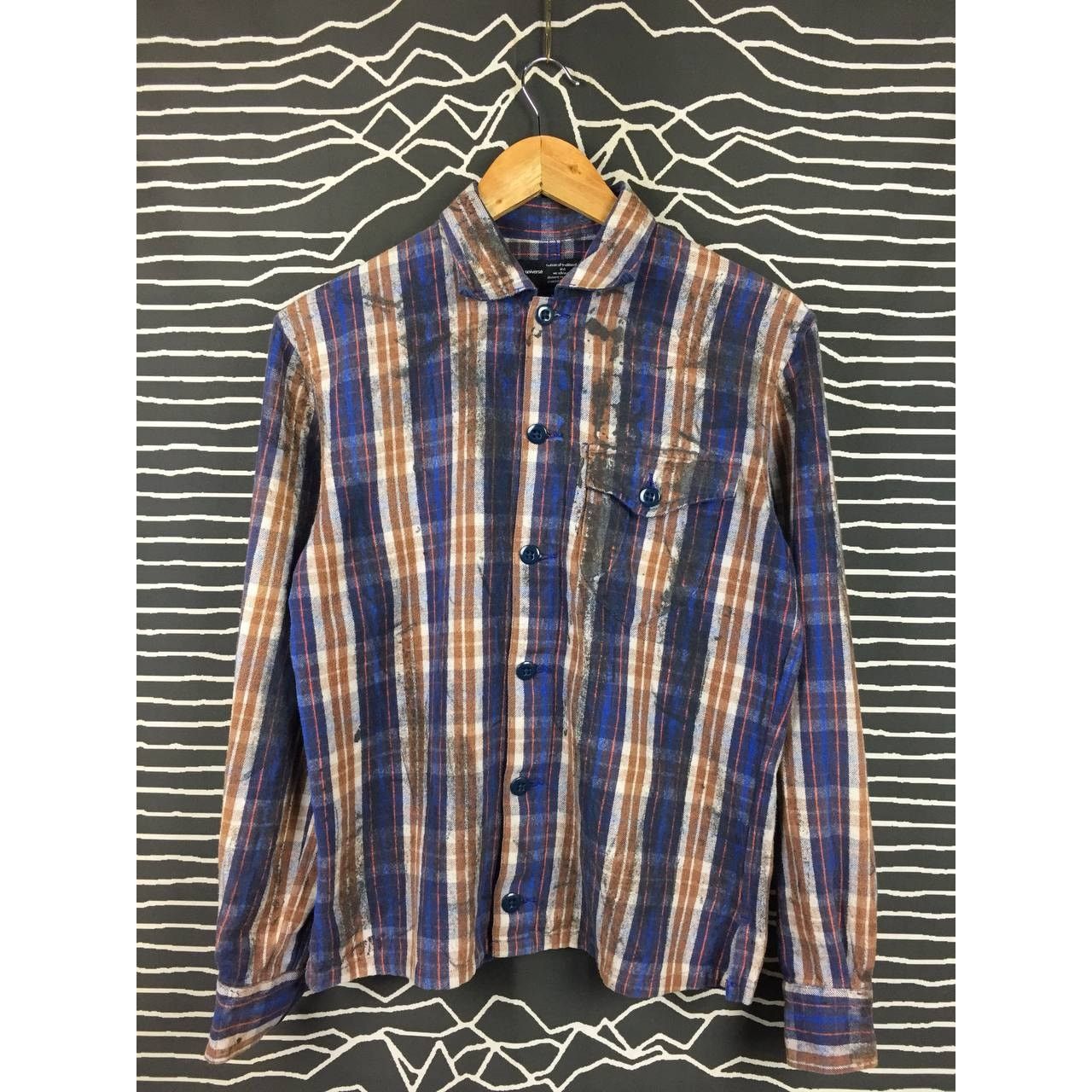 Flannel × Japanese Brand × NANO universe Nano Universe Grunge Aesthetic Plaid Flannel Shirt Size US M / EU 48-50 / 2 - 1 Thumbnail