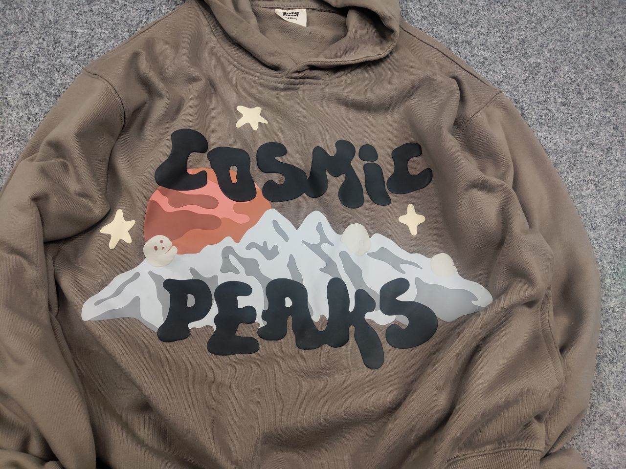 Broken Planet Broken Planet Cosmic Peaks Logo Brown Oversized hoodie Size US M / EU 48-50 / 2 - 5 Thumbnail