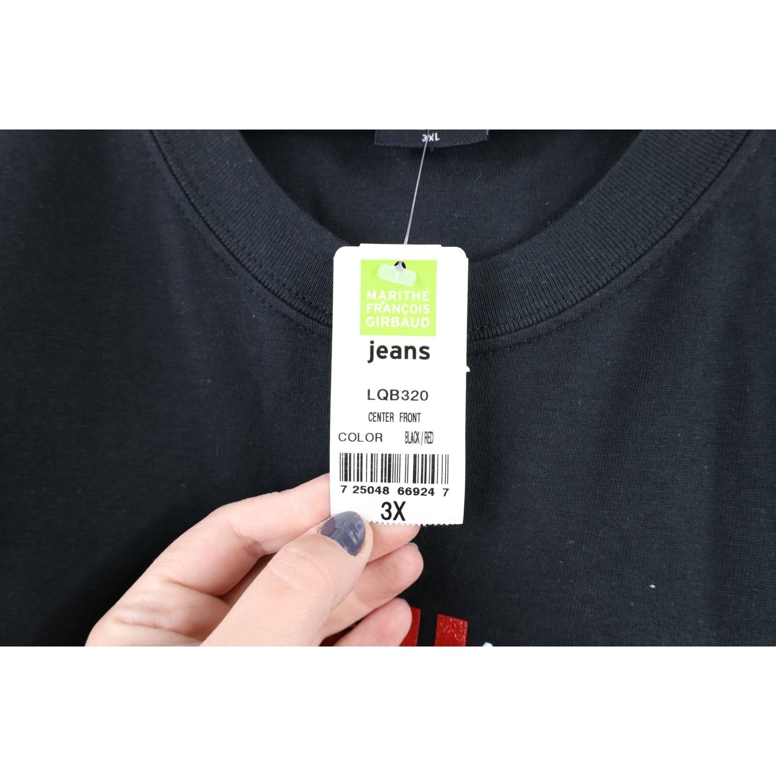 Marithe + Francois Girbaud NOS Vintage Marithe Francois Girbaud Baggy T-Shirt 3XL Size US XXL / EU 58 / 5 - 6 Thumbnail