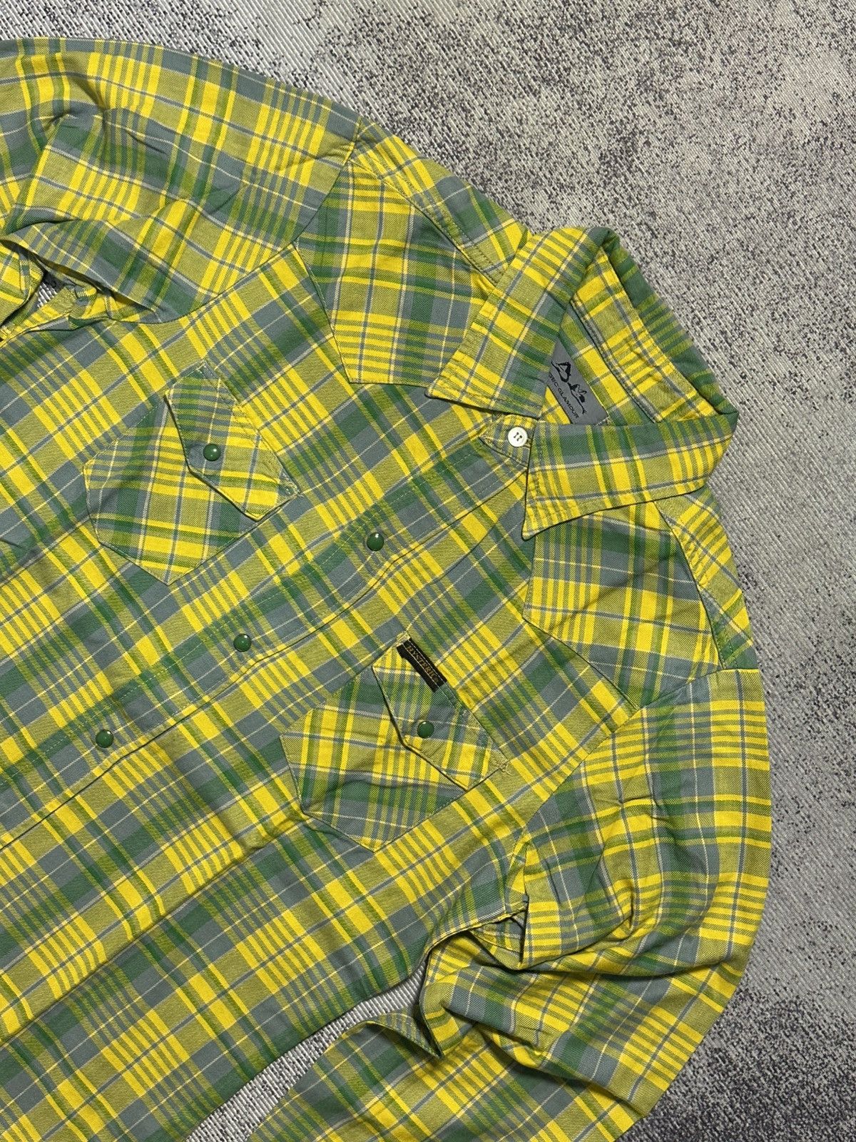 If Six Was Nine Hysteric Glamour Flanel Shirt Pocket Yellow Size US S / EU 44-46 / 1 - 3 Thumbnail