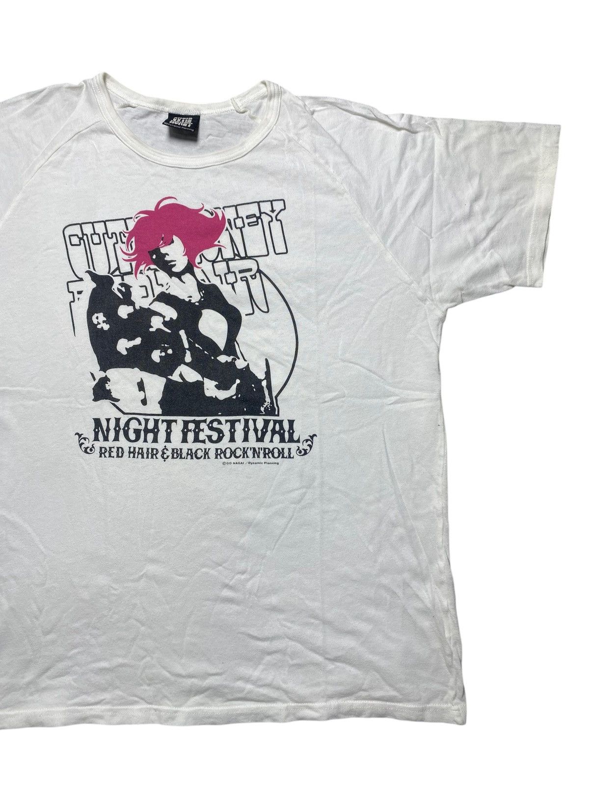 Japanese Brand VINTAGE CUTIE HONEY NIGHT FESTIVAL RED HAIR & BLACK GO NAGAI Size US L / EU 52-54 / 3 - 4 Thumbnail