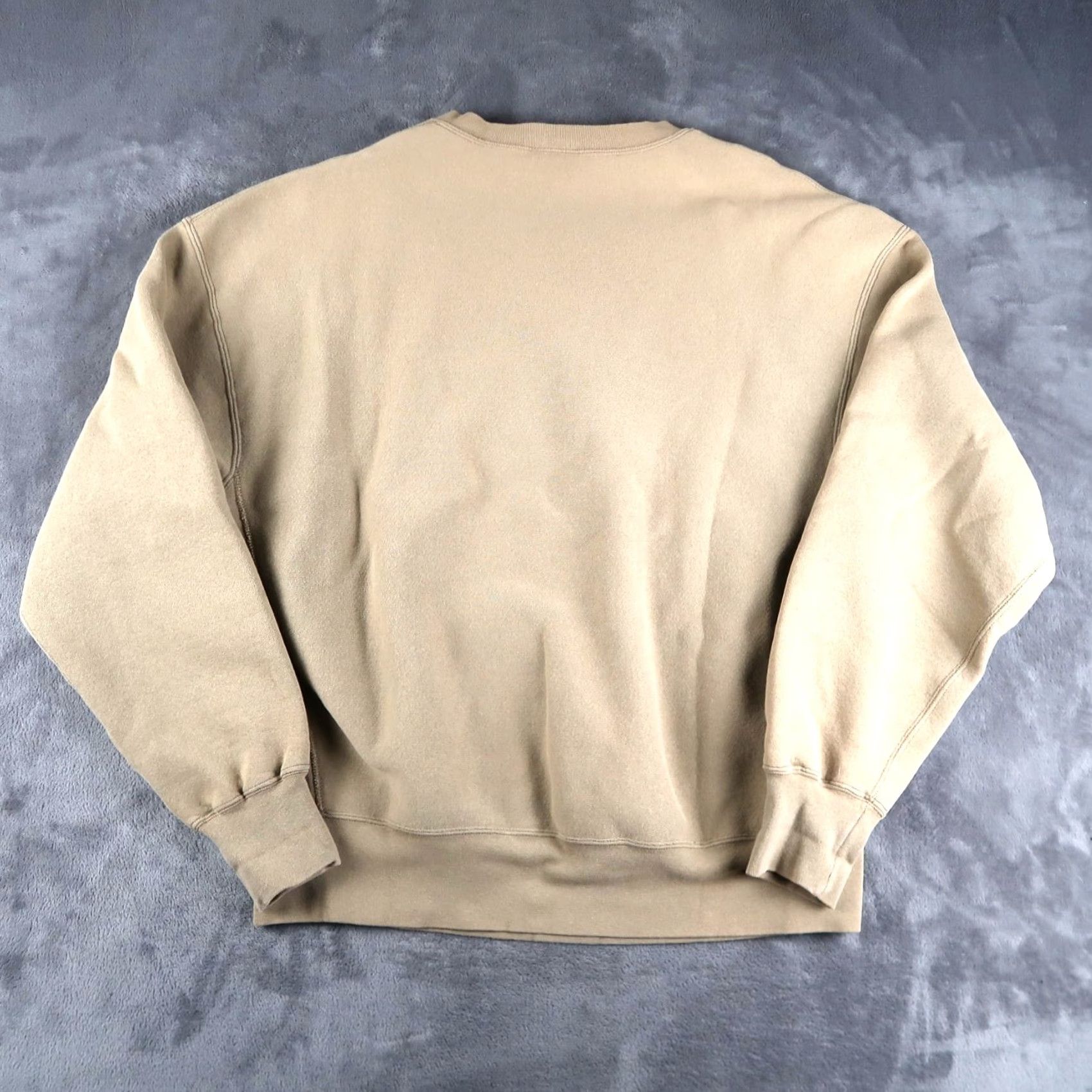Lee VINTAGE Dan Gamel Sweatshirt Crewneck Mens XL Lee Khaki 90s Gym Workout Bodybuilding Logo Pullover Cotton Polyester Fleece Size US XL / EU 56 / 4 - 2 Thumbnail