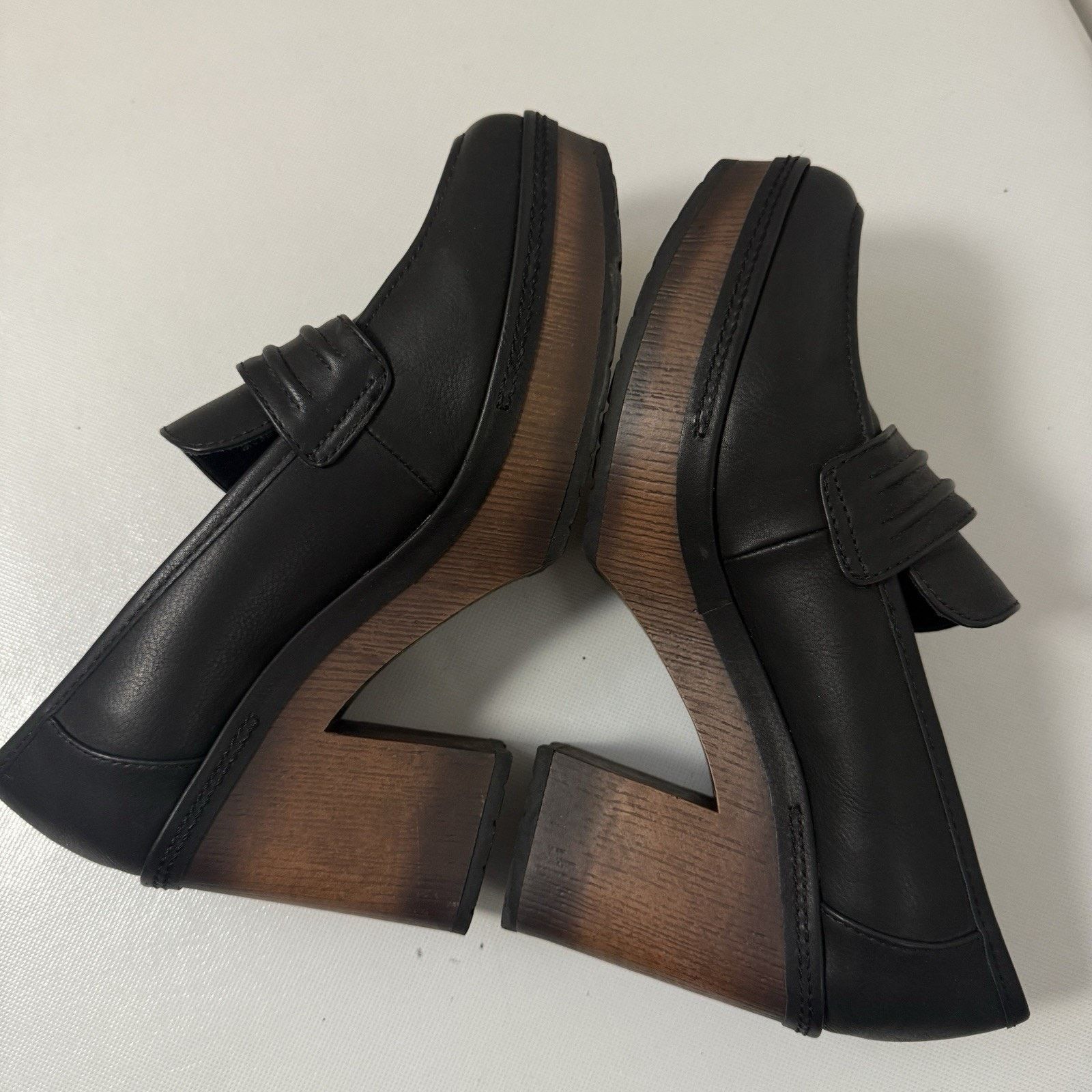 Other Korks Regina Loafers Heel Platform Penny Career Preppy Shoes Size US 9 / IT 39 - 5 Thumbnail