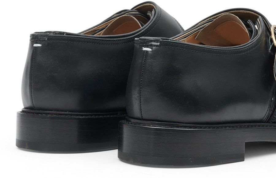 Maison Margiela o1w1db10425 Tabi Monster Buckle Lace-up Shoes in Black Size US 8 / EU 41 - 5 Thumbnail