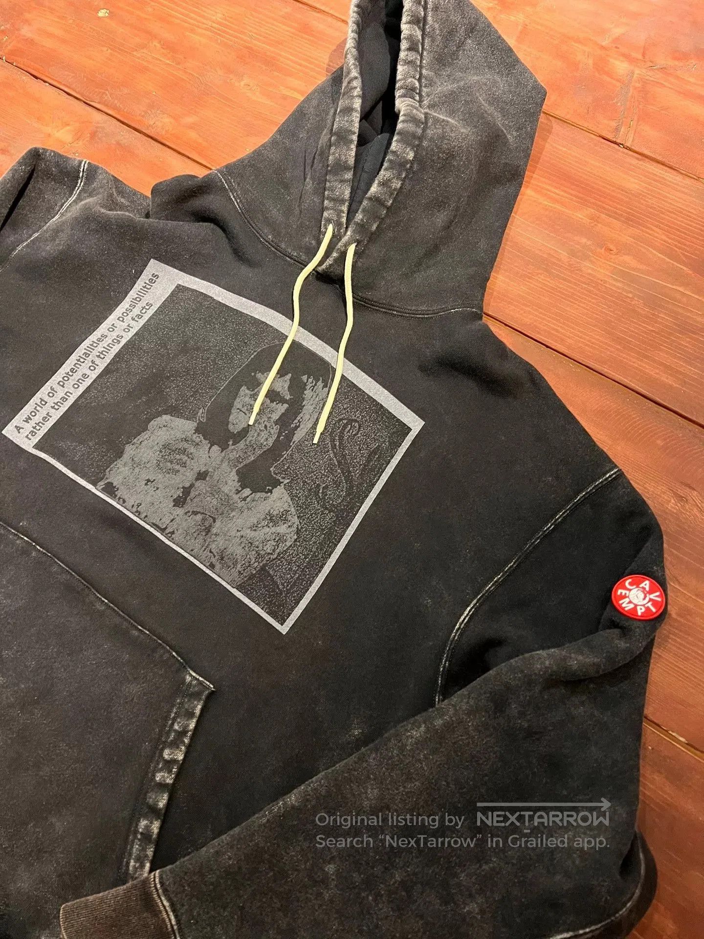 Cav Empt vintage Cav Empt graphic hoodie in black. Size US L / EU 52-54 / 3 - 3 Thumbnail