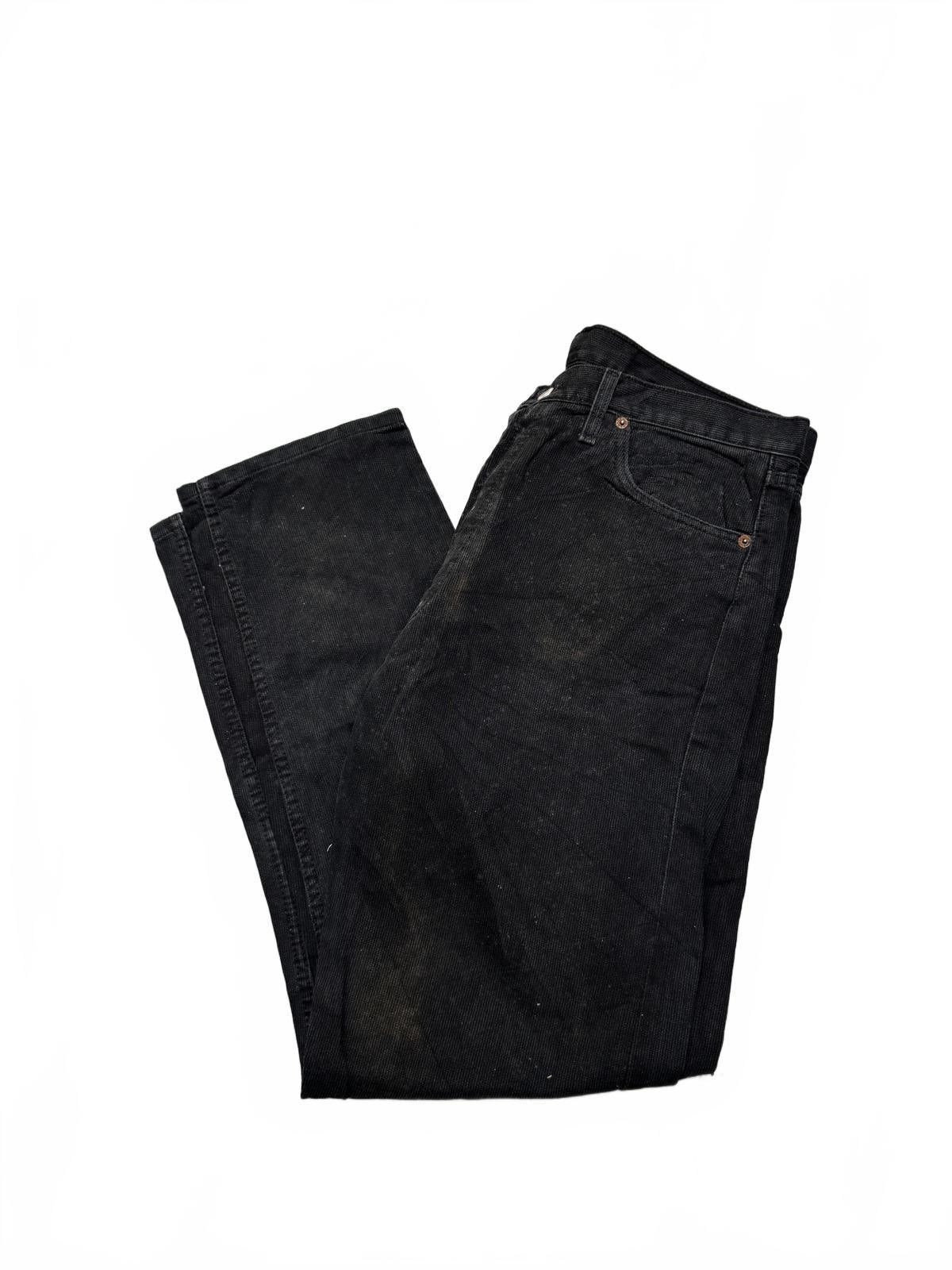 Designer Levi's 501 Black Jeans W36 L36 Size US 36 / EU 52 - 5 Thumbnail