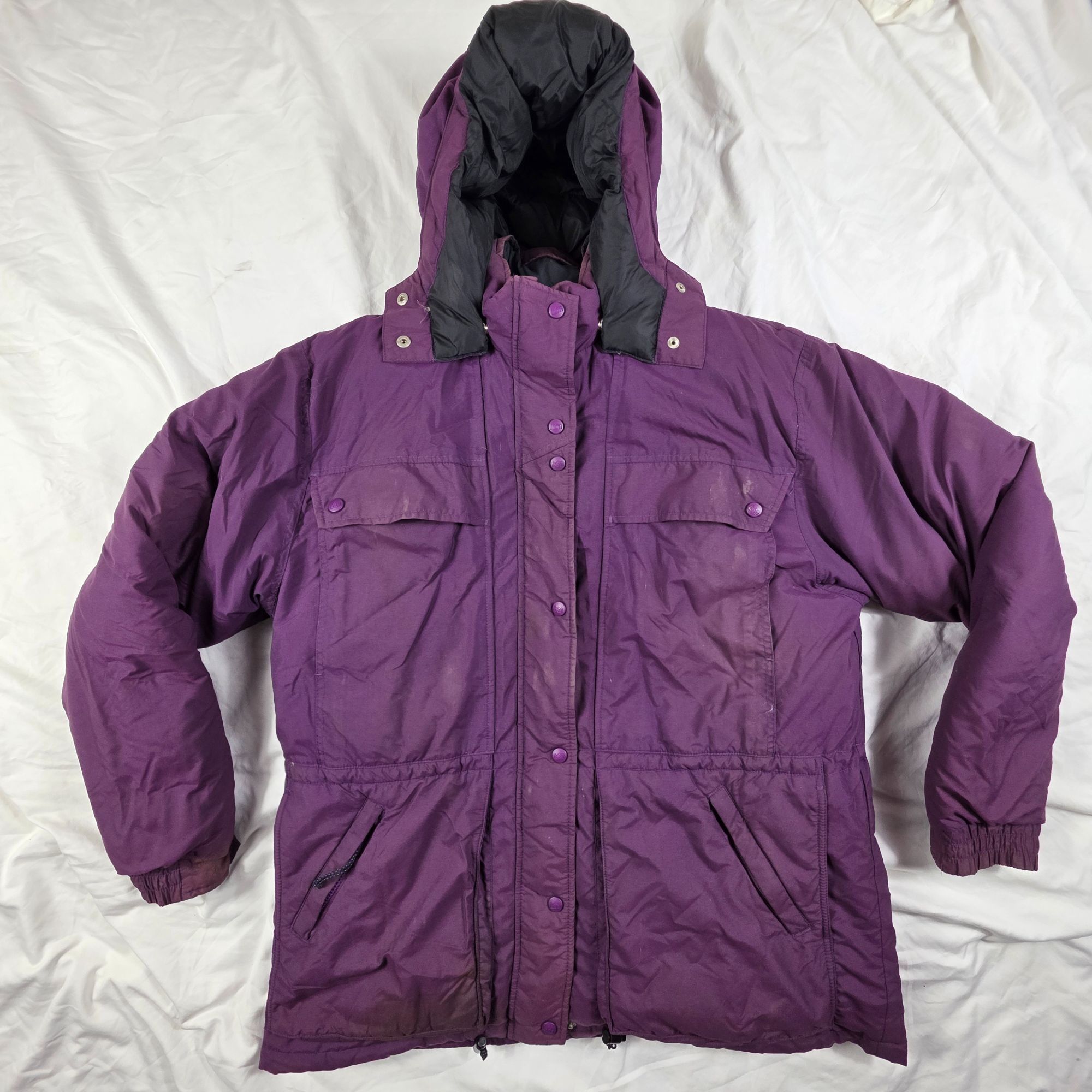 Rei REI Purple Down Parka Jacket Womens Size 16 1994 Retro Heavy Size XXL / US 16-18 / IT 52-54 - 1 Thumbnail