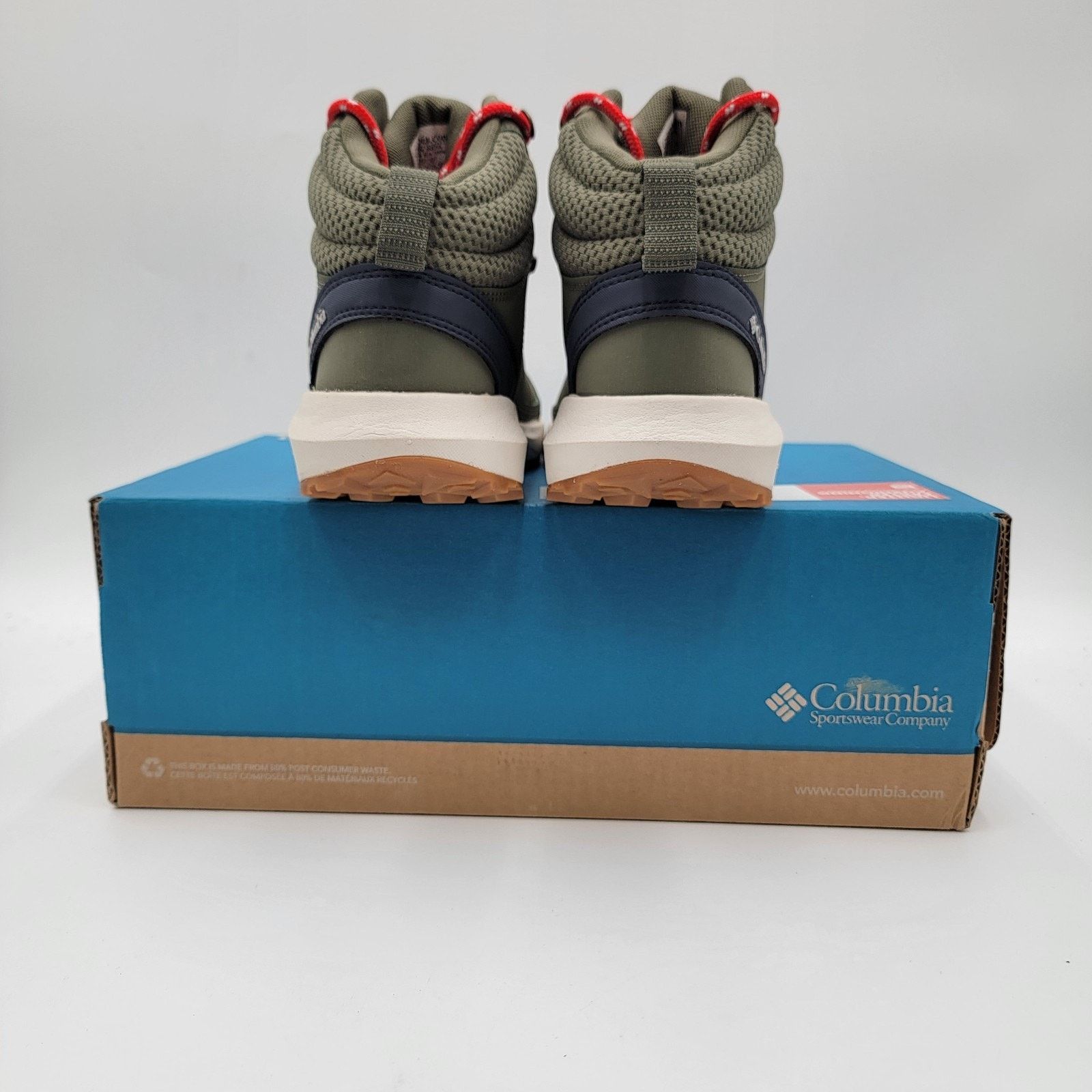 Columbia Columbia Trailstorm Peak Mid Hiking Boots Women’s Sz 7 Green Size US 7 / IT 37 - 4 Thumbnail