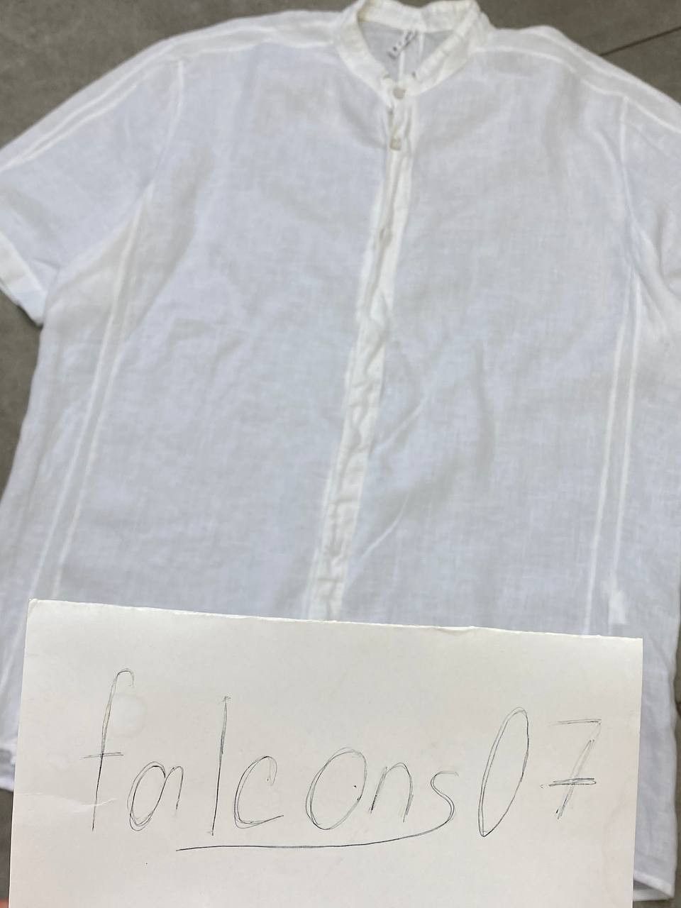 Transit Transit Avant-Garde Linen Buttons Short Sleeve Shirt Size US XL / EU 56 / 4 - 3 Thumbnail