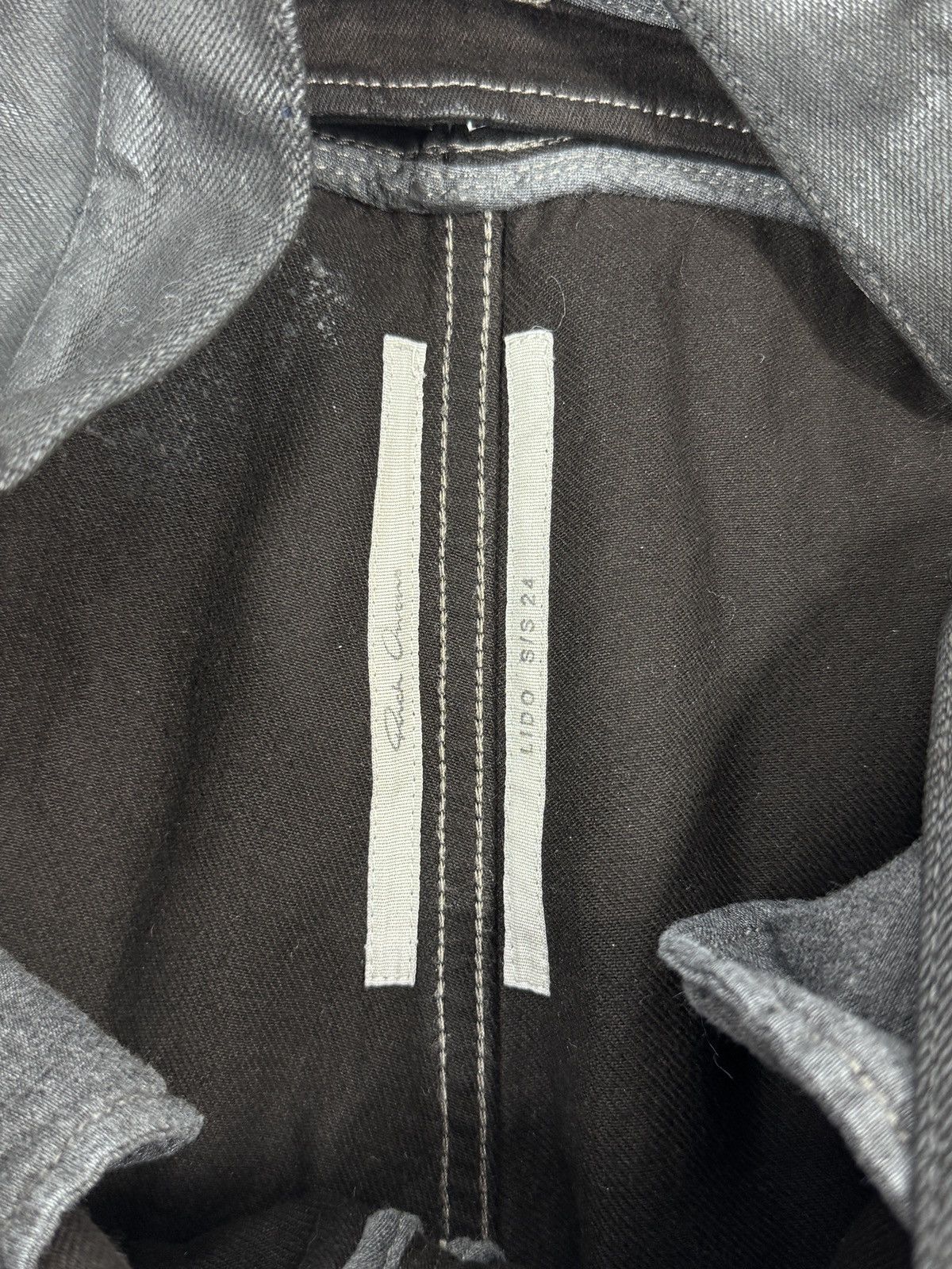 Rick Owens BLACK WAX ZIP DETAILED TROUSERS Size US 34 / EU 50 - 6 Thumbnail