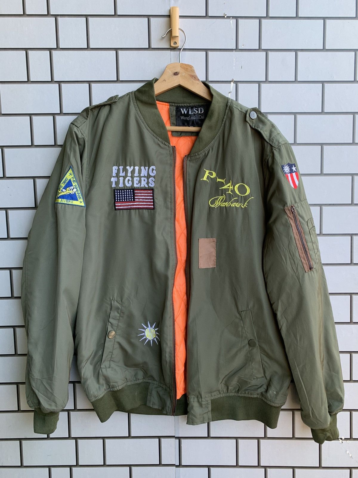 Japanese Brand Japanese Brand WLSD Avirex Bomber Jacket Size US M / EU 48-50 / 2 - 3 Thumbnail