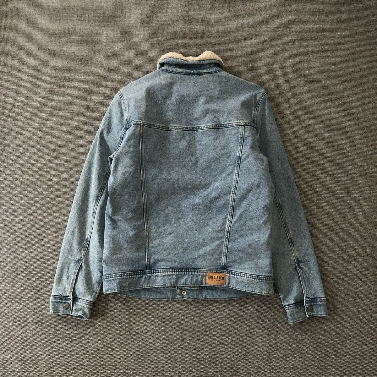 Hollister HOLLISTER Sherpa Lined Denim Trucker Jacket Size US M / EU 48-50 / 2 - 3 Thumbnail