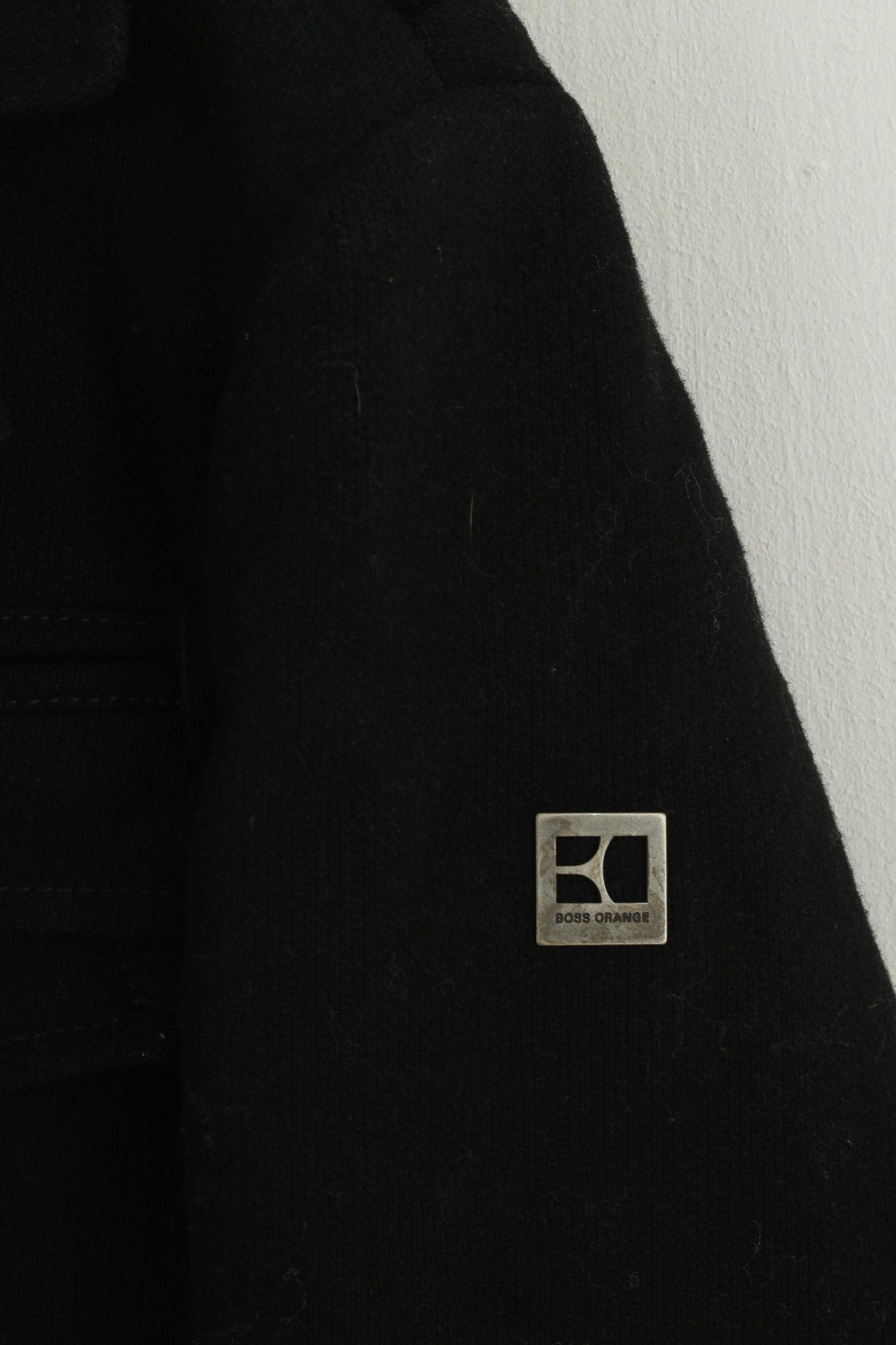 Hugo Boss Boss Orange Men 42 52 M Jacket Black Wool Zip Up 8821 Size US M / EU 48-50 / 2 - 3 Thumbnail