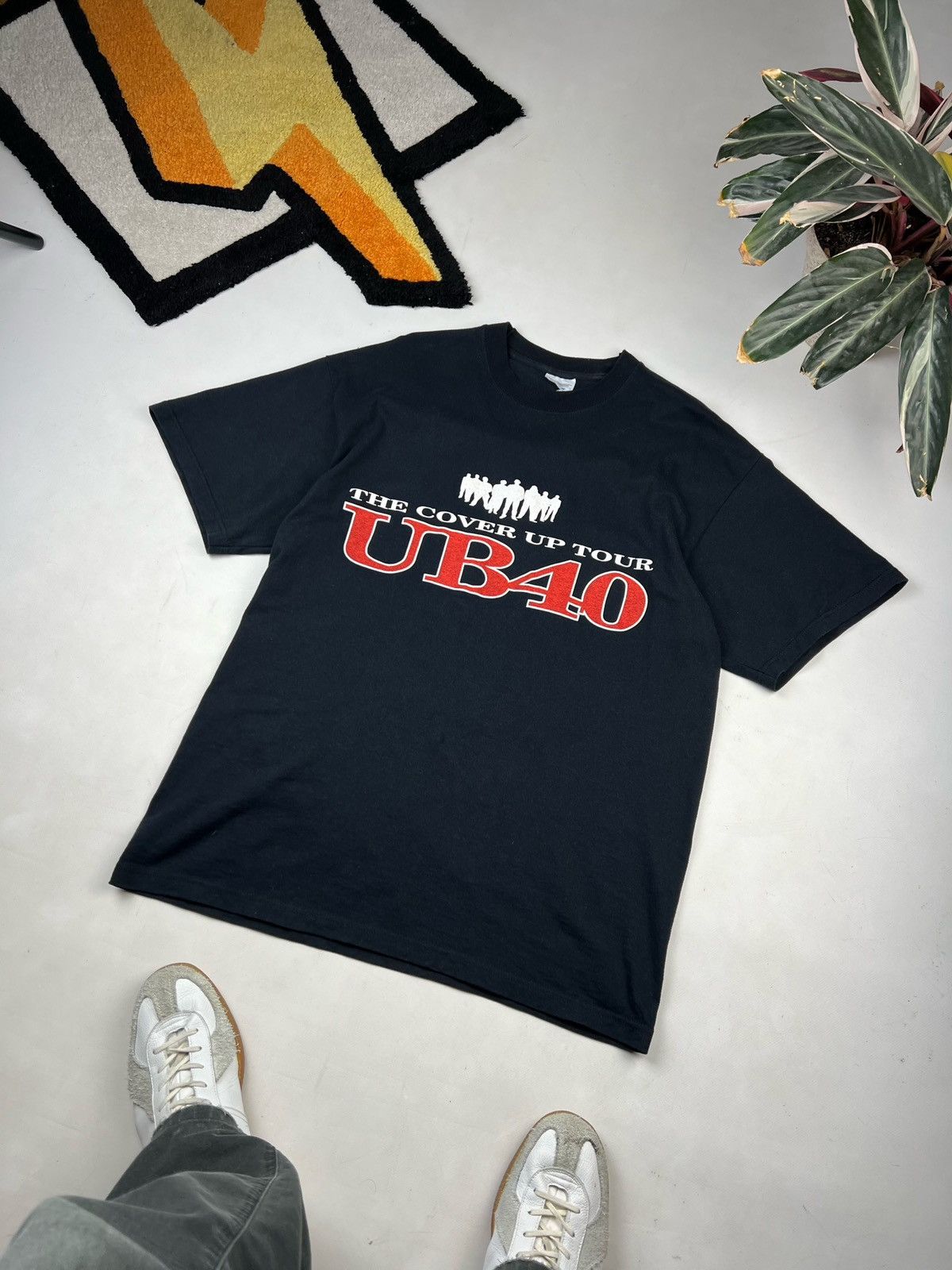 Band Tees UB40 world tour t-shirt tee single stitch vintage vtg Size US XL / EU 56 / 4 - 1 Thumbnail