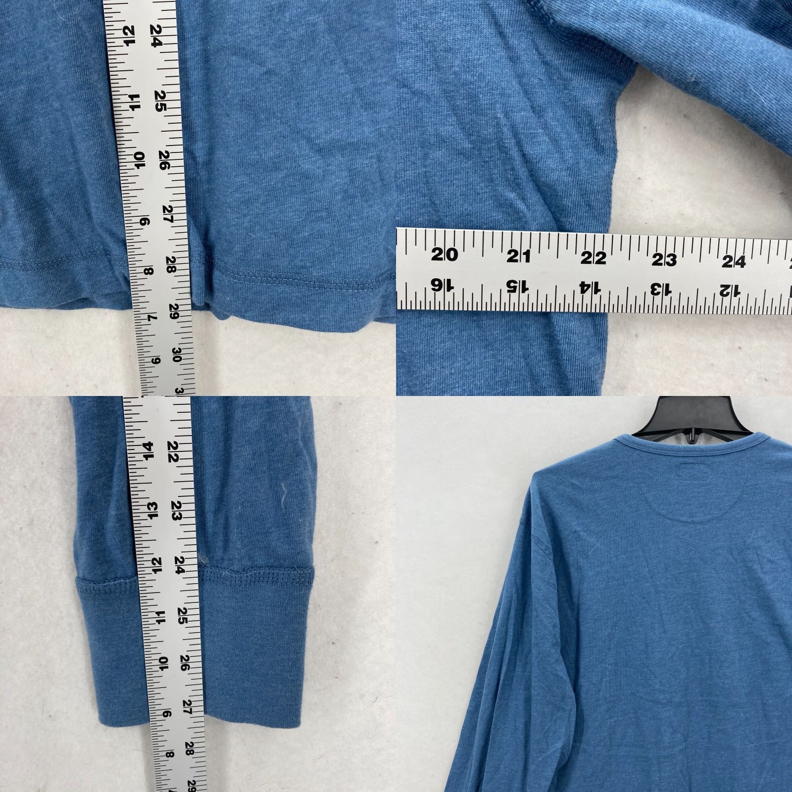 J.Crew J.Crew Marled Cotton Henley Long Sleeve T-Shirt Mens XL Blue Preppy Outdoors NWT Size US XL / EU 56 / 4 - 8 Thumbnail