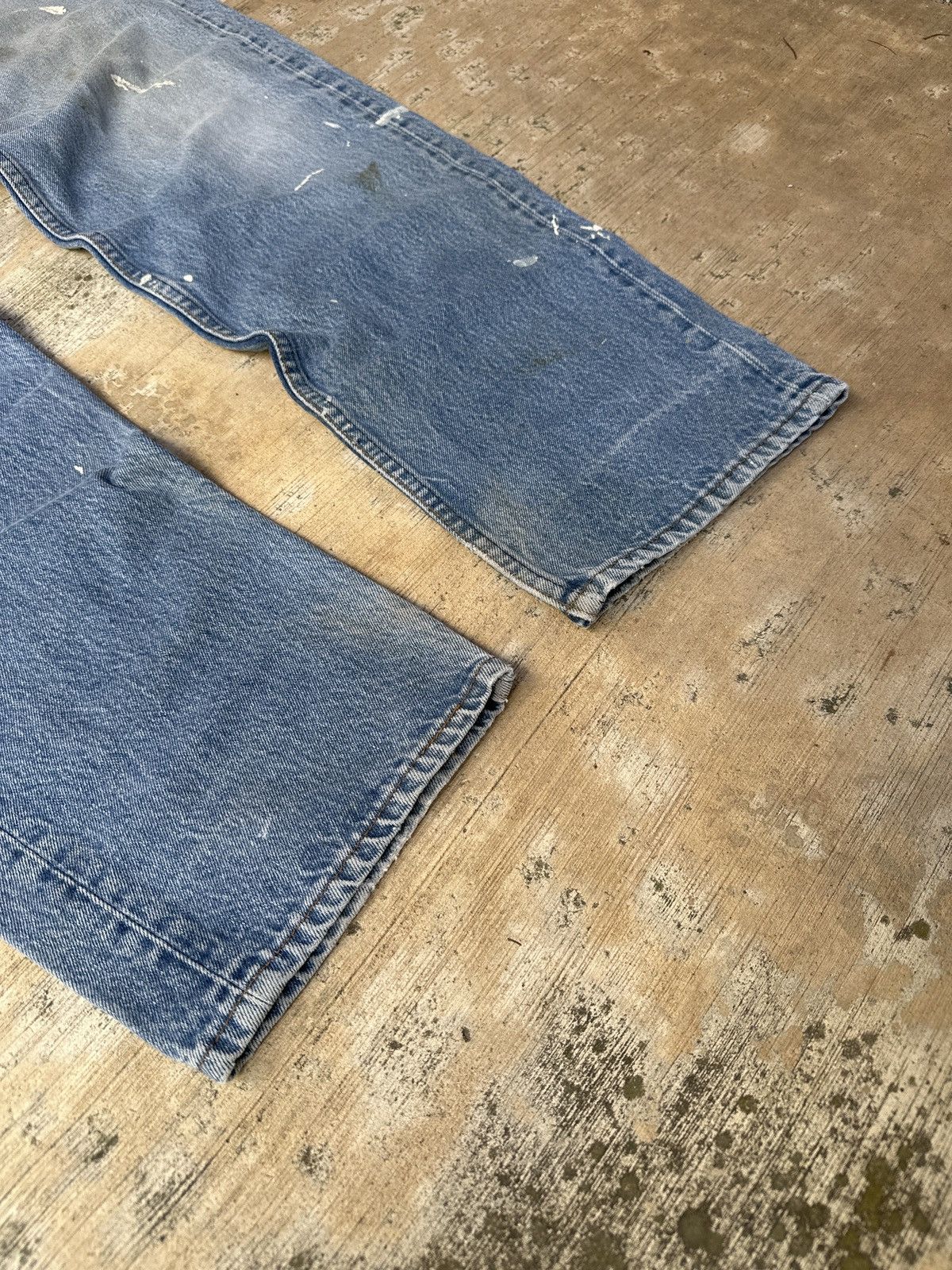 Levi's × Levi's Vintage Clothing × Vintage Vintage 90s Sunfaded Paint stained Levi’s 501 34 Size US 34 / EU 50 - 2 Thumbnail