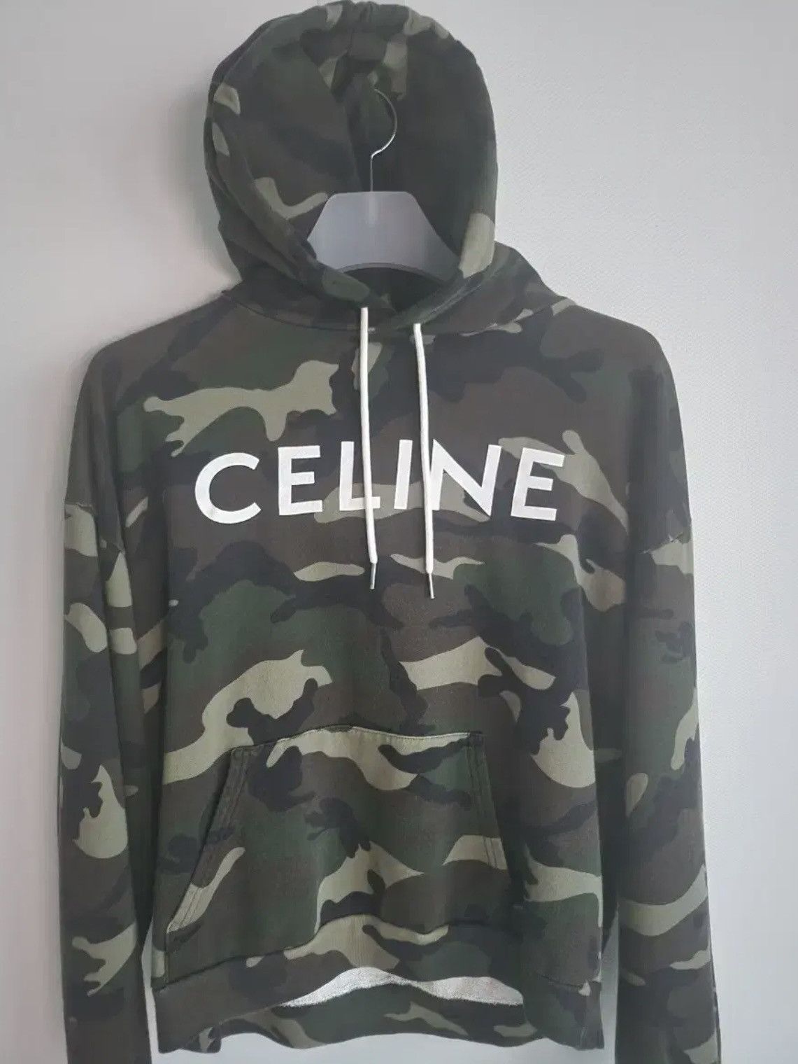 Celine *rare* Celine Camo Hoodie Size L / US 10 / IT 46 - 3 Thumbnail