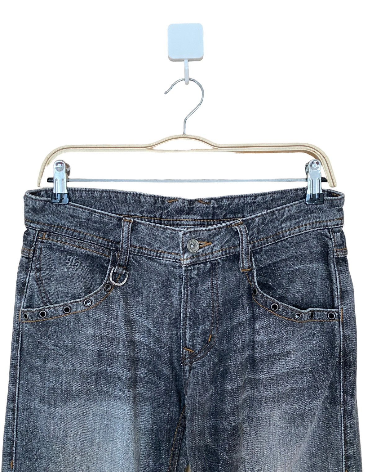 HIDEAWAYS × If Six Was Nine × Le Grande Bleu (L.G.B.) Vintage Brand Hideaways Jeans 1990s Size US 44 / EU 60 - 3 Thumbnail