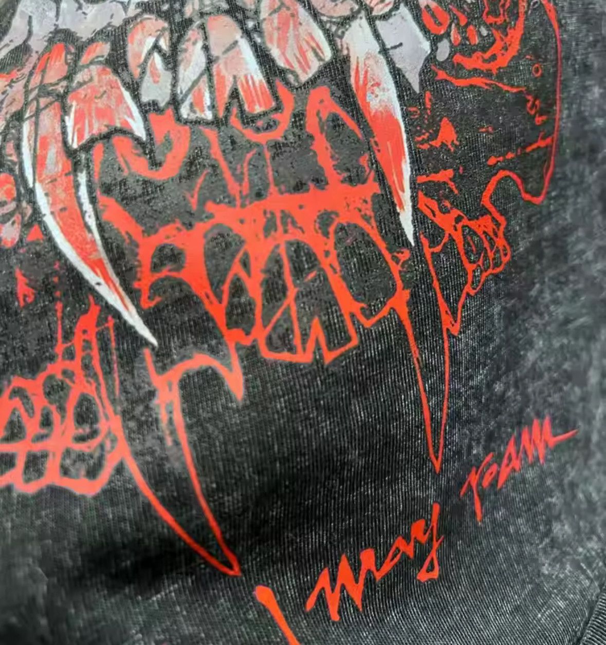 Other High Street Metallica Skull Rock Print Washed Black T-Shirt Size US XXL / EU 58 / 5 - 2 Thumbnail