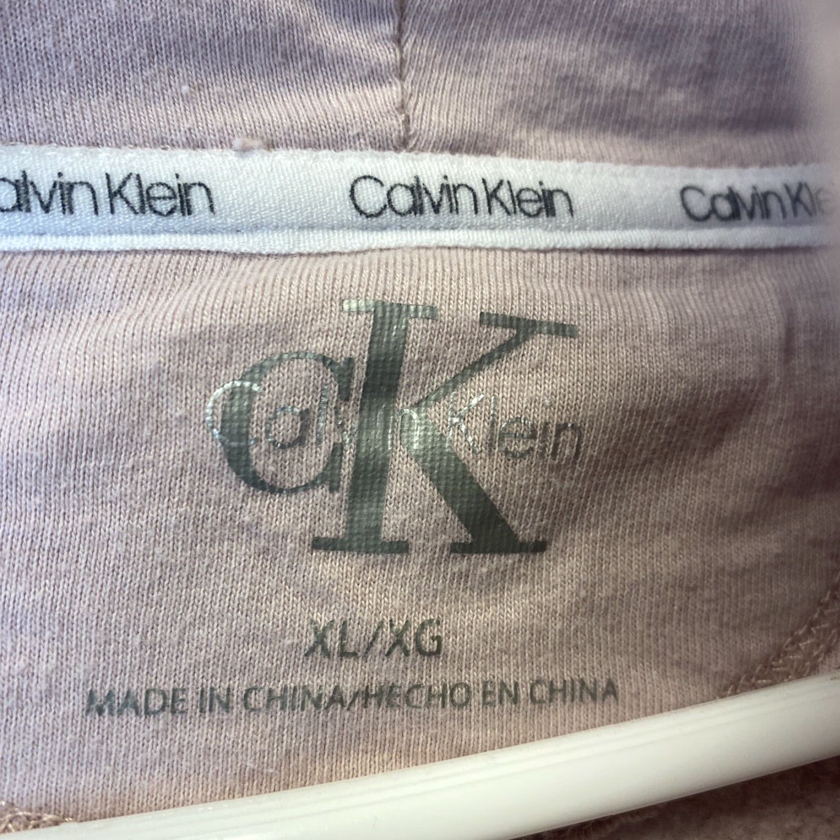 Calvin Klein Calvin Klein Sweatshirt Womens XL Pink Cowl Neck Fleece Pullover Activewear Size XL / US 12-14 / IT 48-50 - 4 Thumbnail