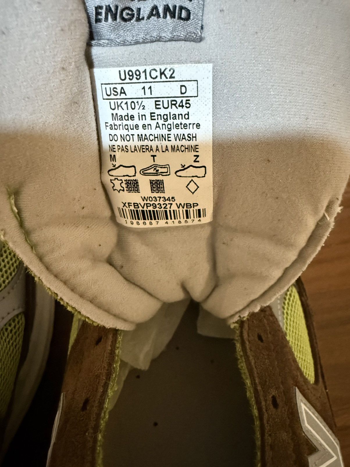 Kith × New Balance NEW BALANCE DANIËLLE CATHARI KITH 991V2 MADE IN UK Size 11 Size US 11 / EU 44 - 7 Thumbnail