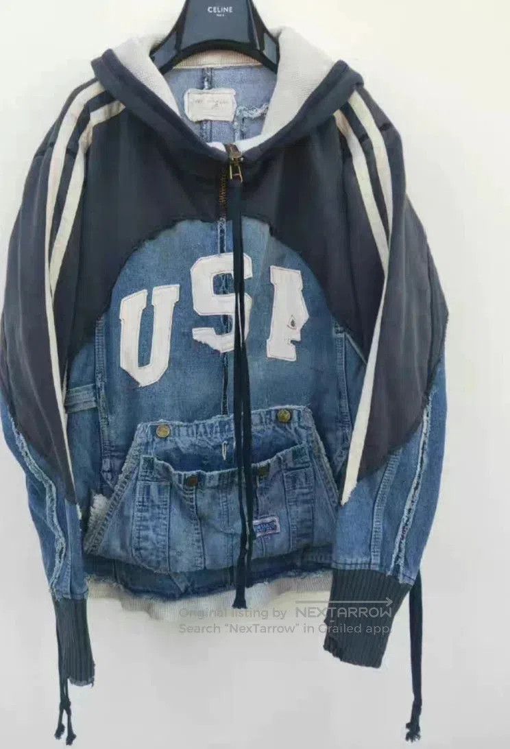 Greg Lauren Greg Lauren Hooded Sweatshirt. Size US L / EU 52-54 / 3 - 1 Thumbnail