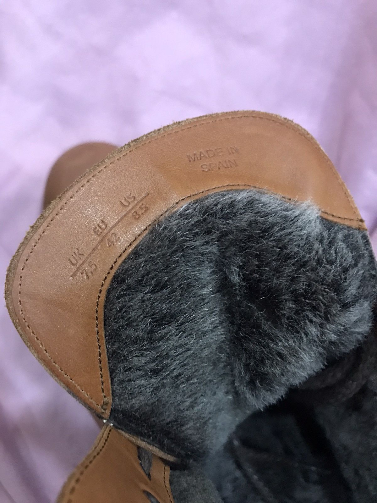 Other LAMBSKIN SHOEPASSION BOOTS VEG TANNED OILY LEATHER Size US 8.5 / EU 41-42 - 14 Thumbnail