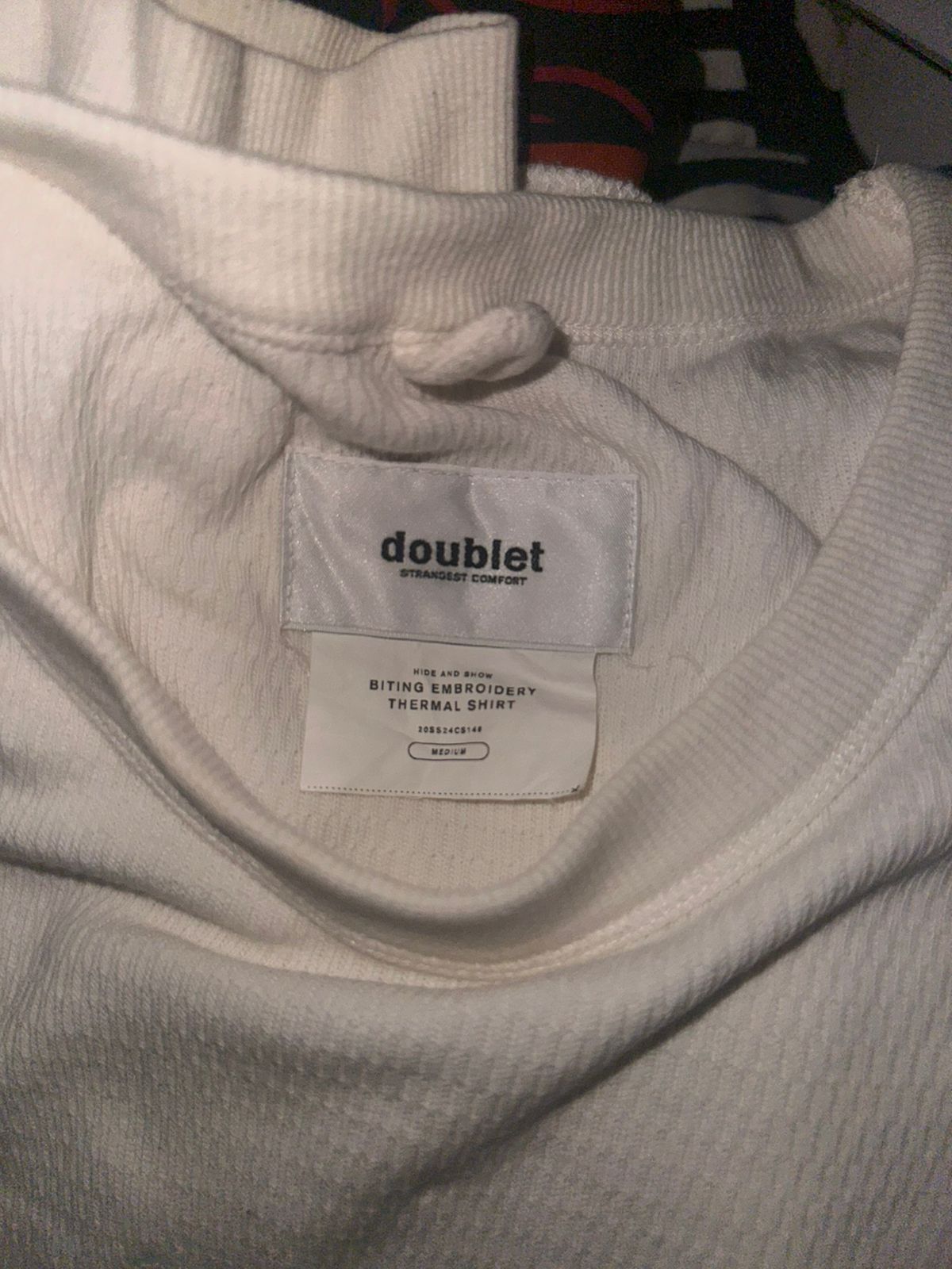 Designer × Doublet Doublet SS20 Biting Embroidery Thermal