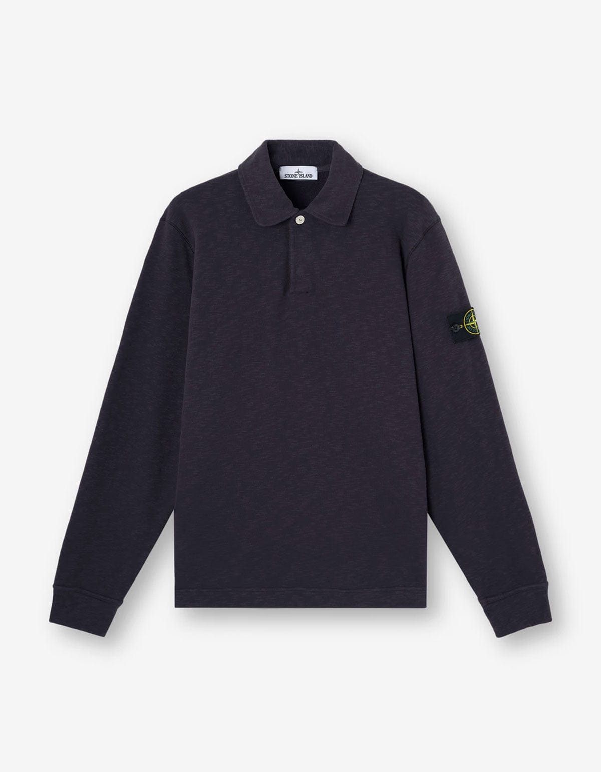 Stone Island Stone Island Blue Long Sleeve Polo Shirt Size US XL / EU 56 / 4 - 1 Thumbnail