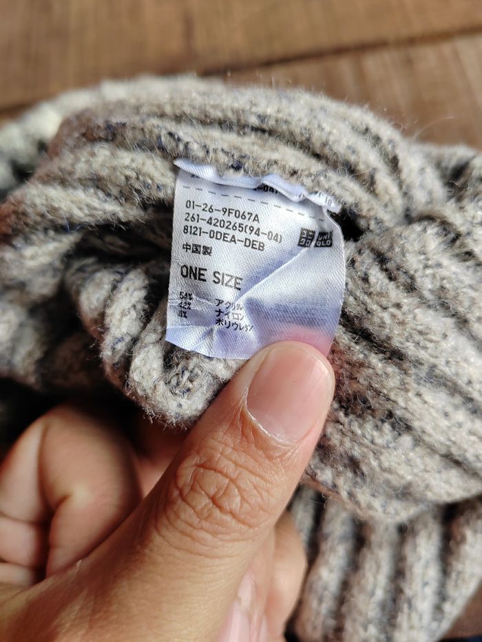 Japanese Brand Vintage Uniqlo Beanie Snowcap Size ONE SIZE - 5 Thumbnail