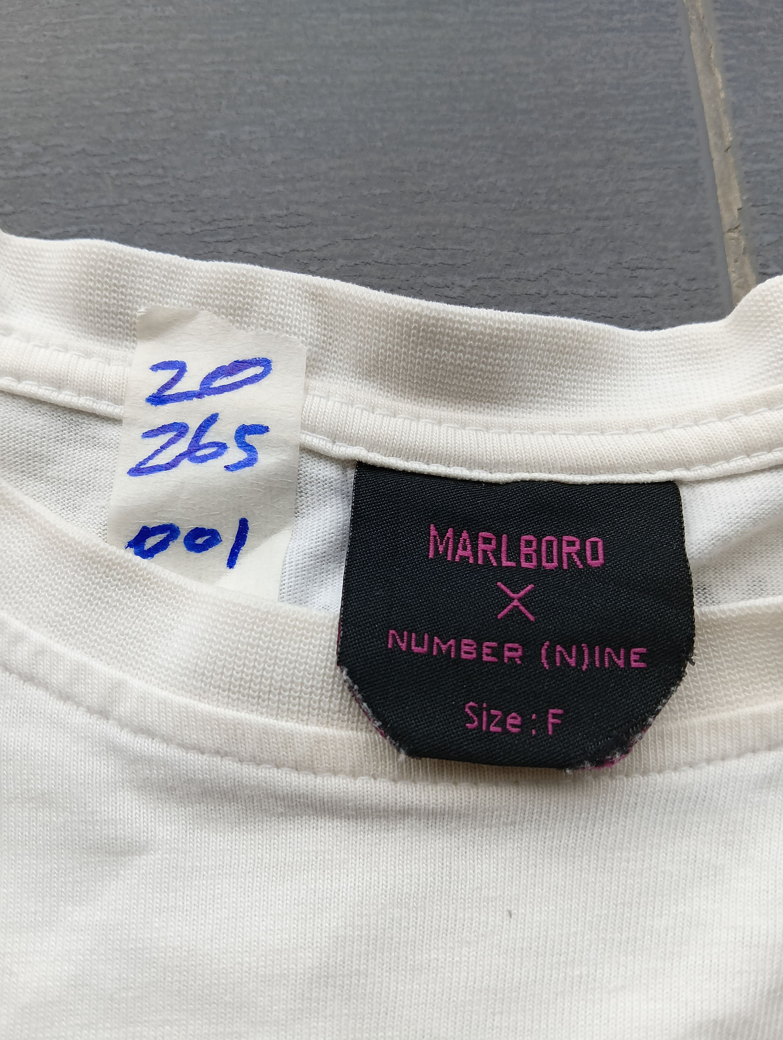 Marlboro marlboro x number nine collab size m big logo tee Size US M / EU 48-50 / 2 - 4 Thumbnail