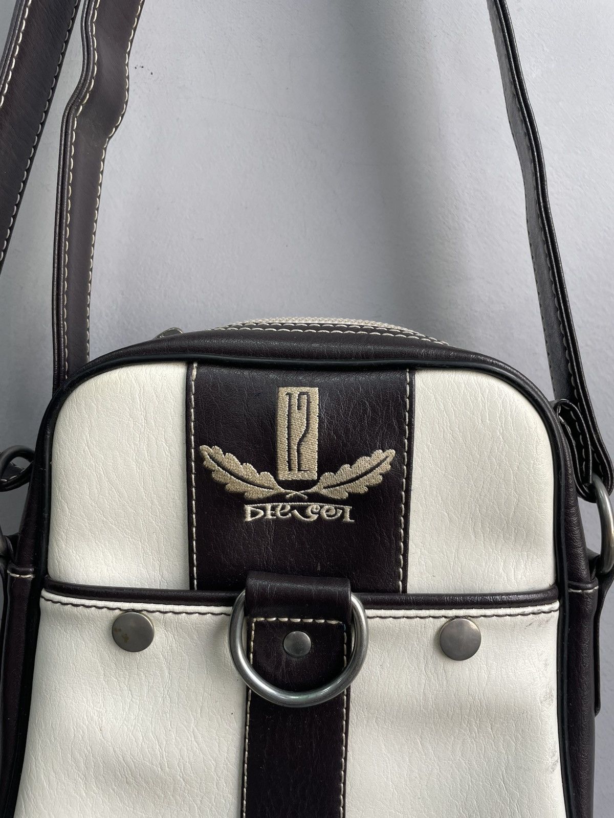 Diesel Retro Diesel leather hype messenger bag y2k Size ONE SIZE - 3 Thumbnail