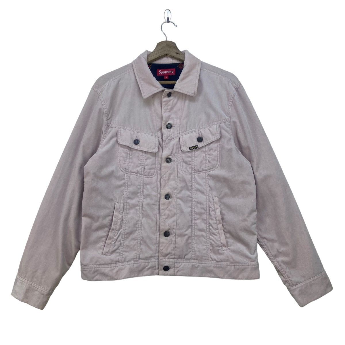 Supreme Velvet Trucker Jacket | Grailed