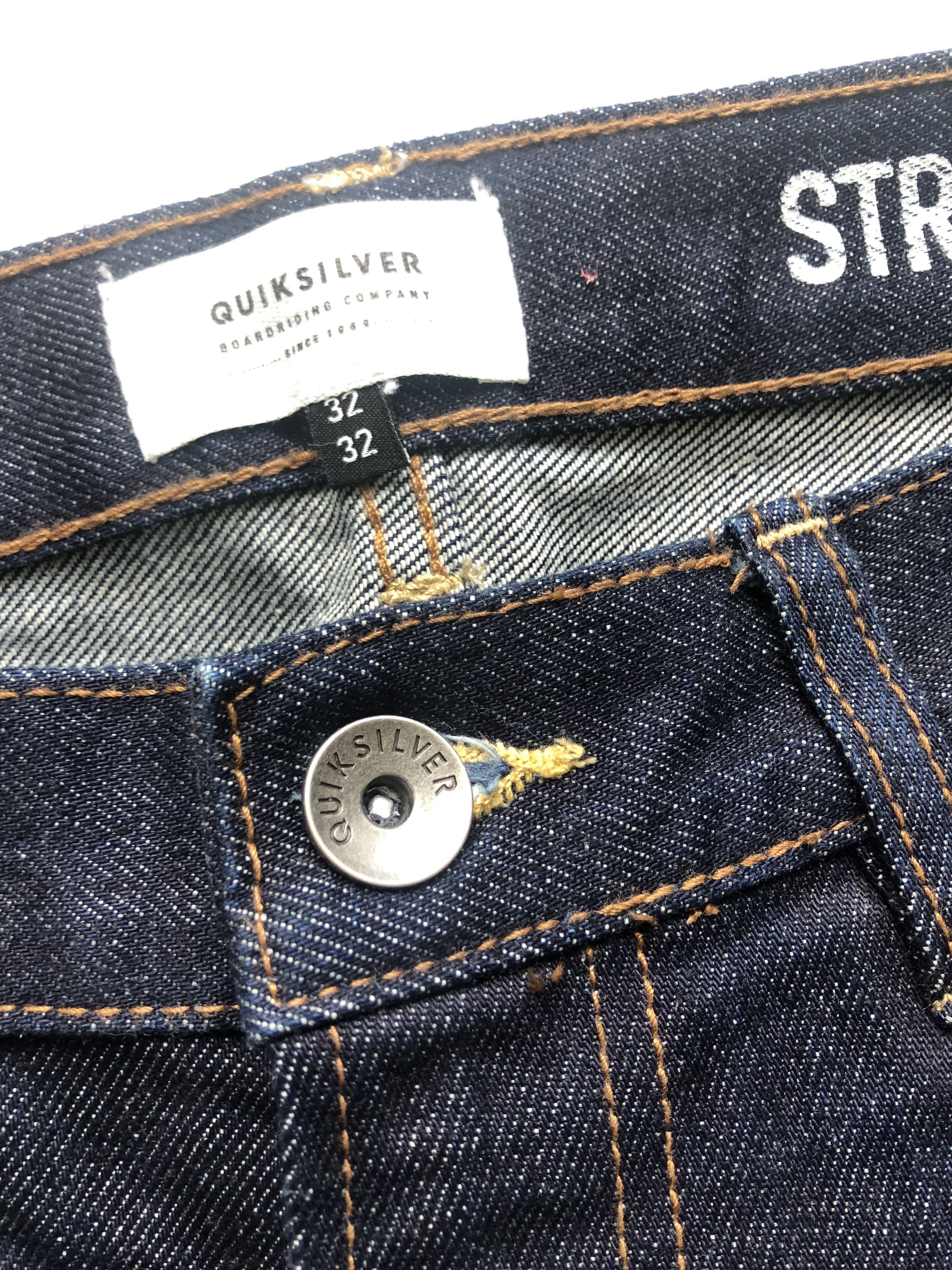 Quiksilver Dark blue Jeans - 32x30 - Sil Size US 32 / EU 48 - 2 Thumbnail