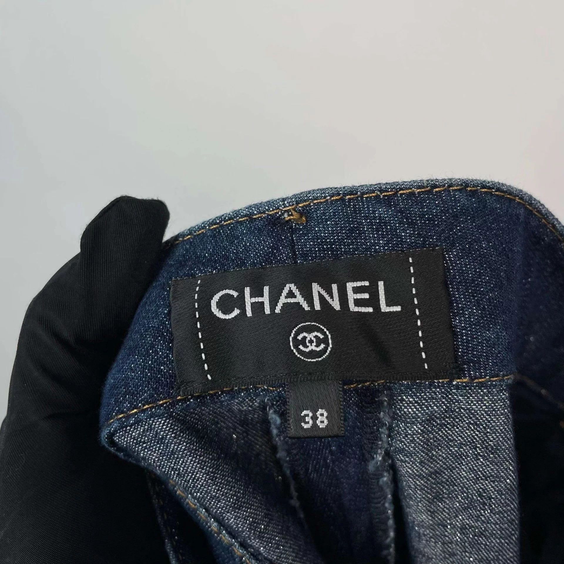 Chanel Chanel wide-leg jeans Size 27" / US 4 / IT 40 - 3 Thumbnail
