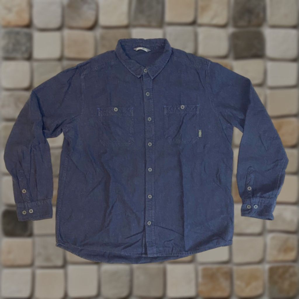 Vintage Stio Miter Lightweight Flannel Shirt XL Cotton Blue Men’s Shirt Size US XL / EU 56 / 4 - 1 Thumbnail