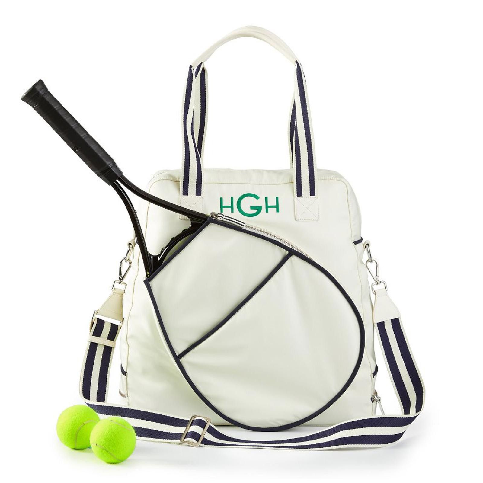 Other NEW MARK & GRAHAM PREPPY TENNIS RACQUET BAG Monogramed EEP Size ONE SIZE - 7 Thumbnail