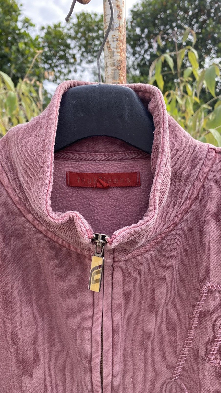 FCUK FCUK stonewashed distressed sweater with dragon embroidery Size US L / EU 52-54 / 3 - 3 Thumbnail