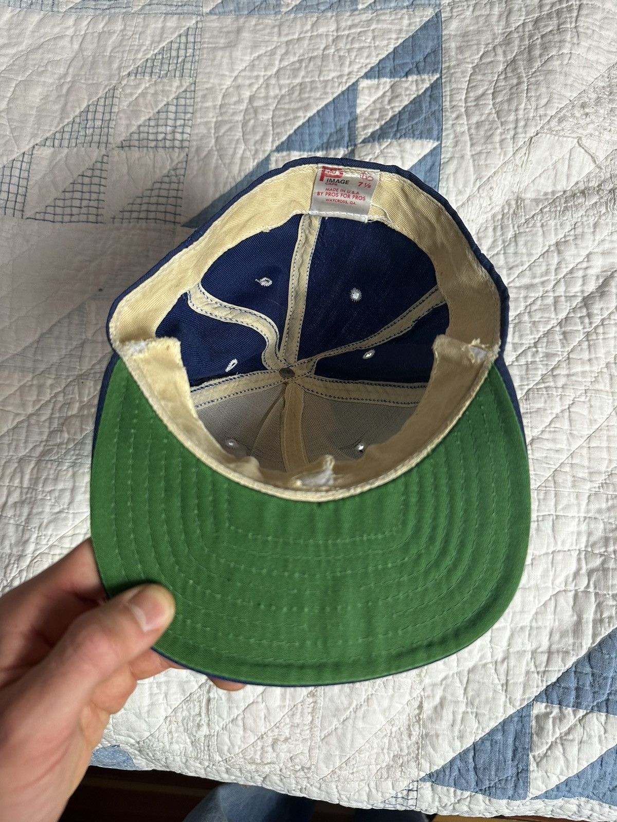 Vintage Wool 60s p image caps Kansas university baseball cap Size ONE SIZE - 3 Thumbnail